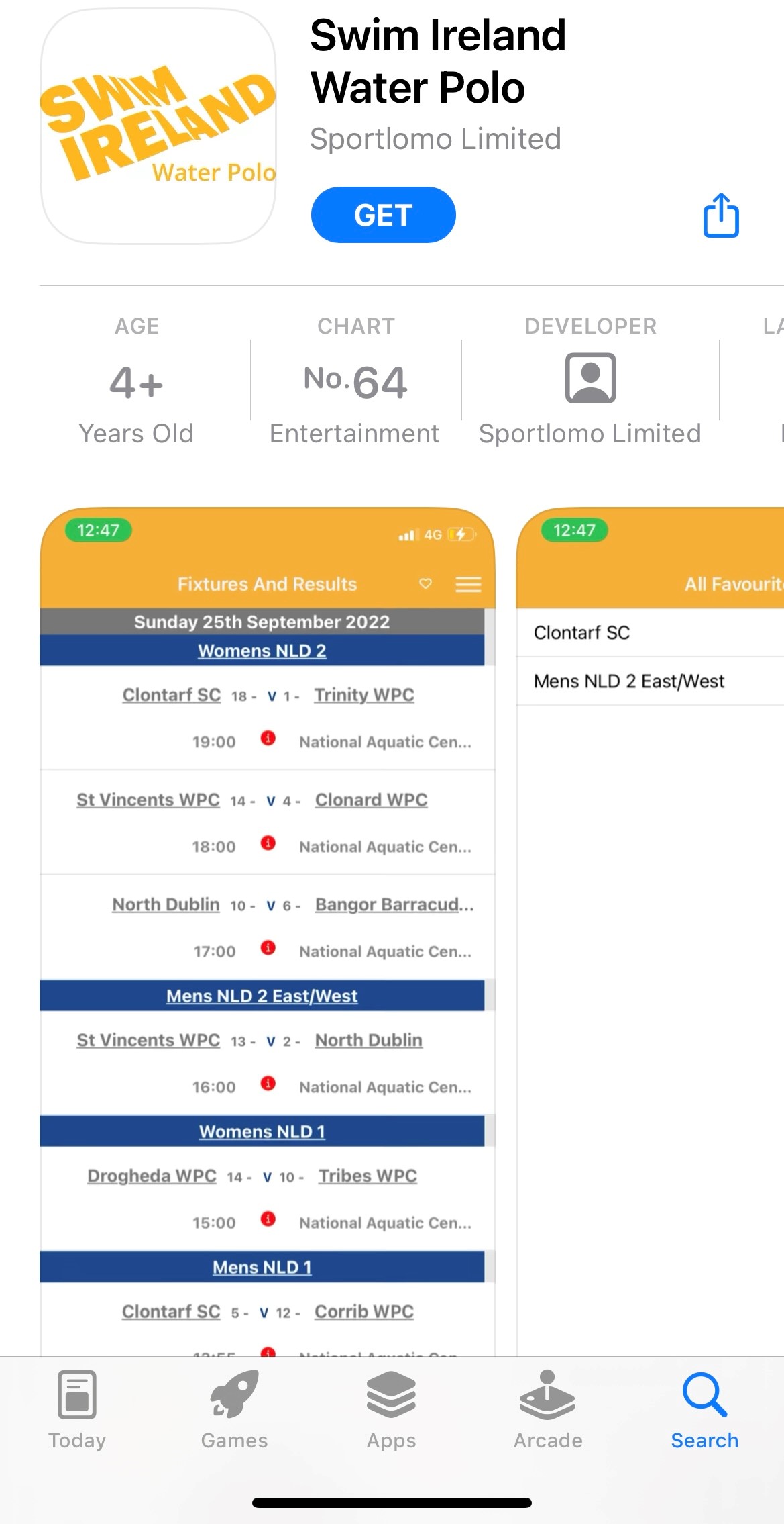 New Ireland Water Polo App Ireland Water Polo